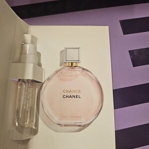 NEW Chanel CHANCE Eau Tendre Eau de Toilette EDT Spray Sample Vial 0.05 oz/1.5ml